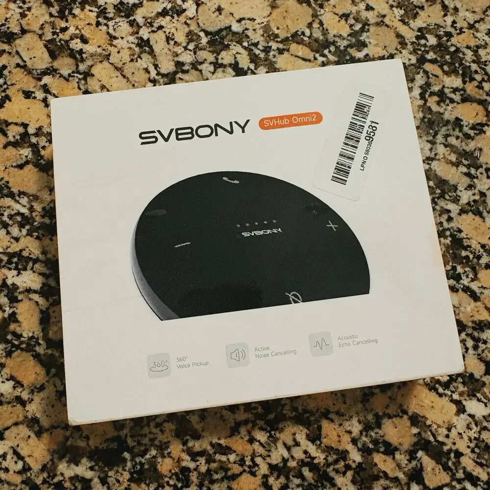 SVBONY SVHub Omni2 Bluetooth Conference Speakerphone 360° Mic